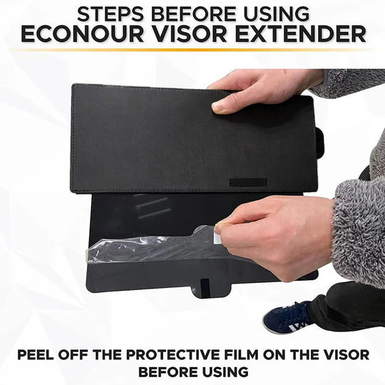 Polarized Sun Visor for Car – Reduces Glare and Improves Road Visibility