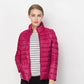 Womens Short Jacket with Front Placket Closure and Regular Fit