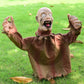 Hanging Halloween Tree Ghost Prop with Glowing Red Eyes and Motion Activation