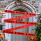 Spooky Halloween Caution Tape Set with Printed Warning Signs for Haunted House Parties