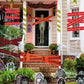 Spooky Halloween Caution Tape Set with Printed Warning Signs for Haunted House Parties