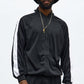 Men's Two Piece Hip Hop Costume with Black and White Contrast for Parties