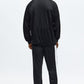 Men's Two Piece Hip Hop Costume with Black and White Contrast for Parties