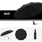 Compact Travel Umbrella with One-Hand Automatic Open and Windproof Frame, Quick-Dry Canopy All Vera Mart