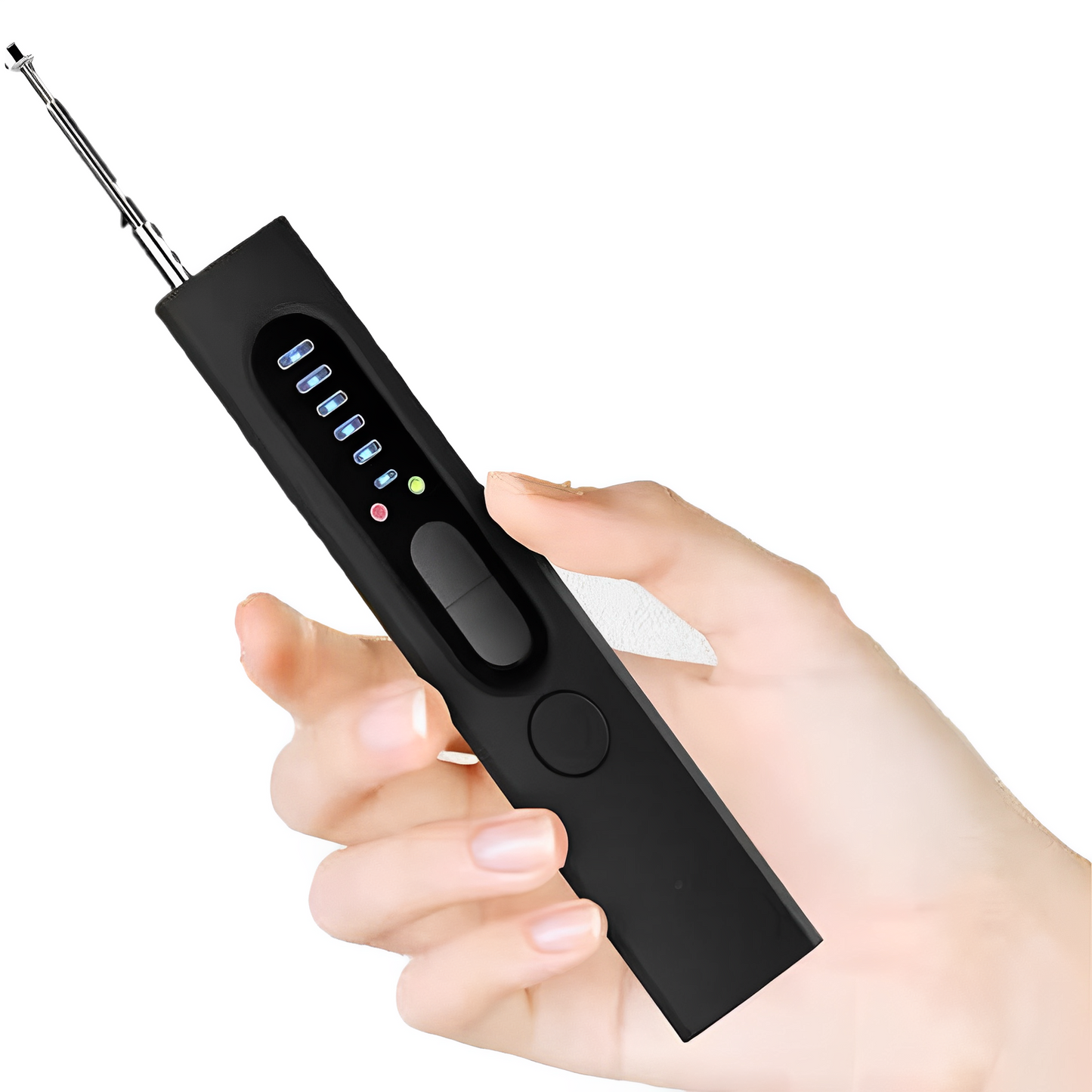 Radio Frequency Scanner with GPS Tracker Detection and Flashlight