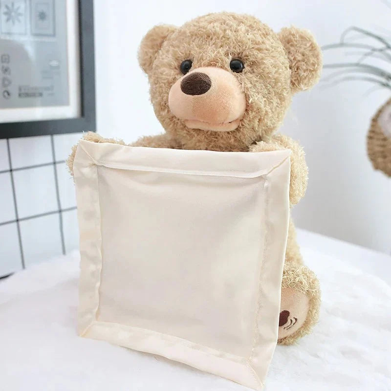 Interactive Plush Bear with Voice Responses and Gentle Movement for Toddlers