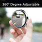 Convex Blind Spot Mirror with Vacuum Suction Mount and 360 Rotation for Cars, SUVs, Trucks
