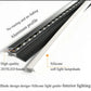 Sleek 45 Degree LED Light Bars for Hidden Under Cabinet Illumination