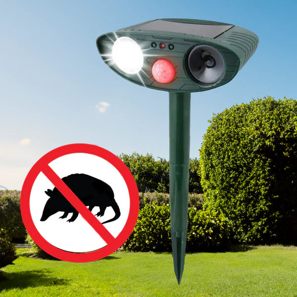 Ultrasonic Motion-Activated Armadillo Repellent