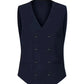 A sharp slim fit double-breasted 3-piece suit for men, highlighted by its smart waistcoat.