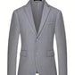 A tailored slim fit double-breasted 3-piece suit for men, featuring a smart, matching waistcoat.