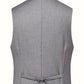 The perfect slim fit double-breasted 3-piece suit with waistcoat, an essential for men's wardrobes.