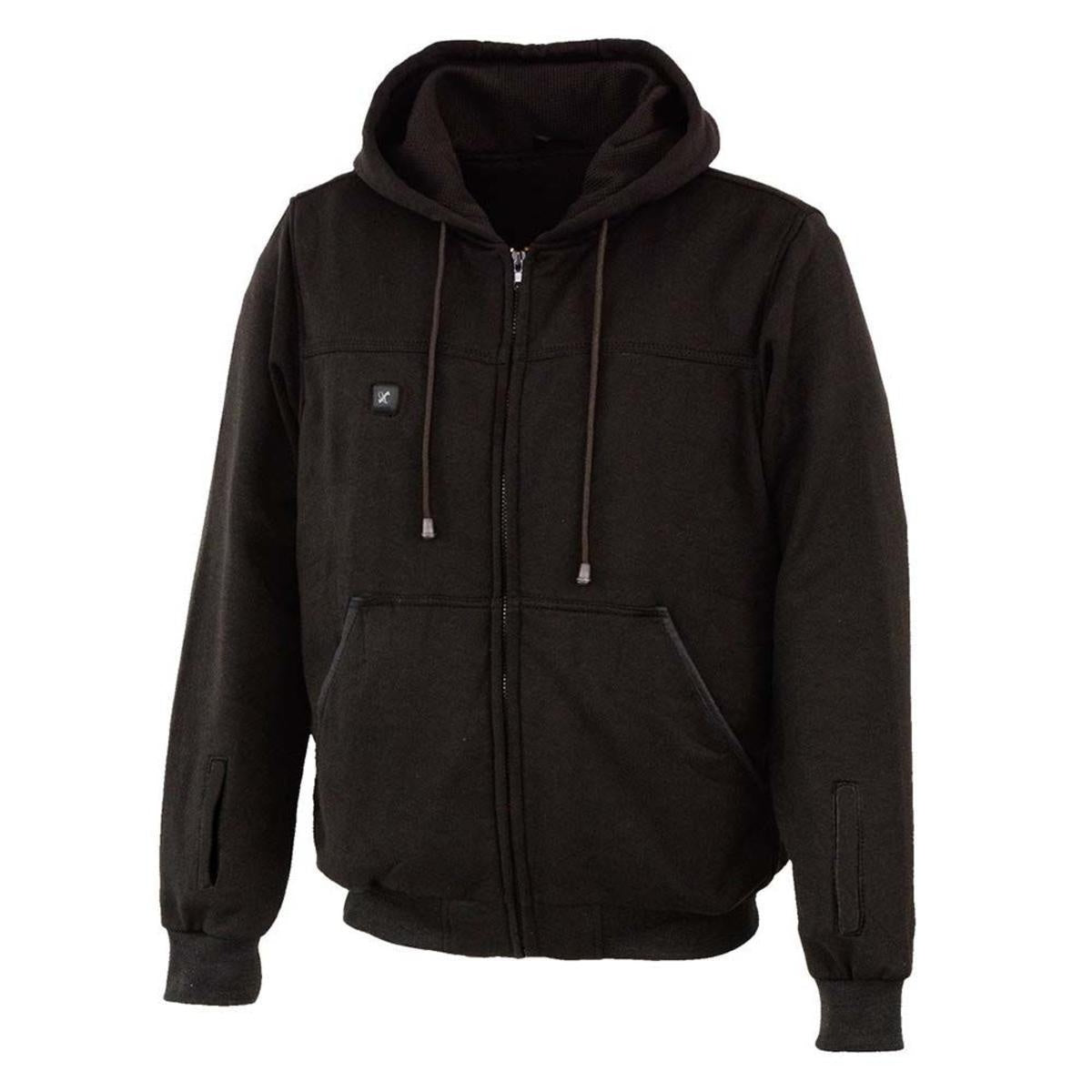 Mens Heated Hoodie with 3 Heat Settings and Glove Connections, 7-Hour Battery