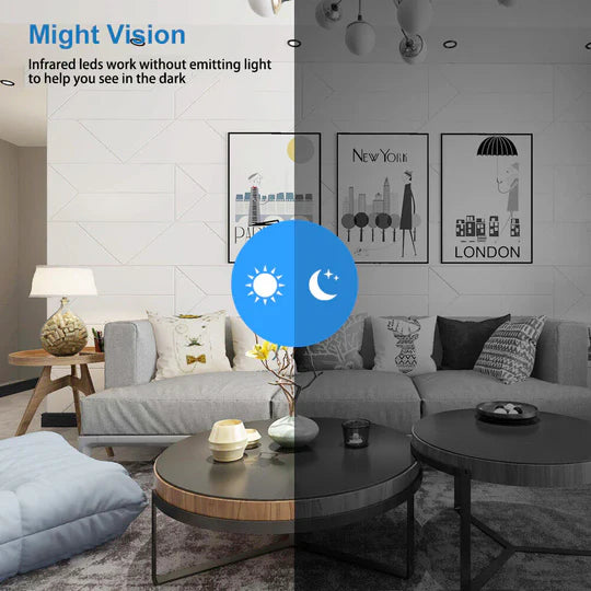 Compact Wireless Security Camera with Night Vision