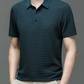 Men's Polo Shirt with Tailored Fit and Breathable Cotton Blend, Machine Washable