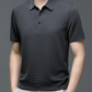 Men's Polo Shirt with Tailored Fit and Breathable Cotton Blend, Machine Washable