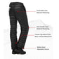 Insulated Down Pants with Full Leg Side Zippers and Goose Down Fill for Winter Hiking