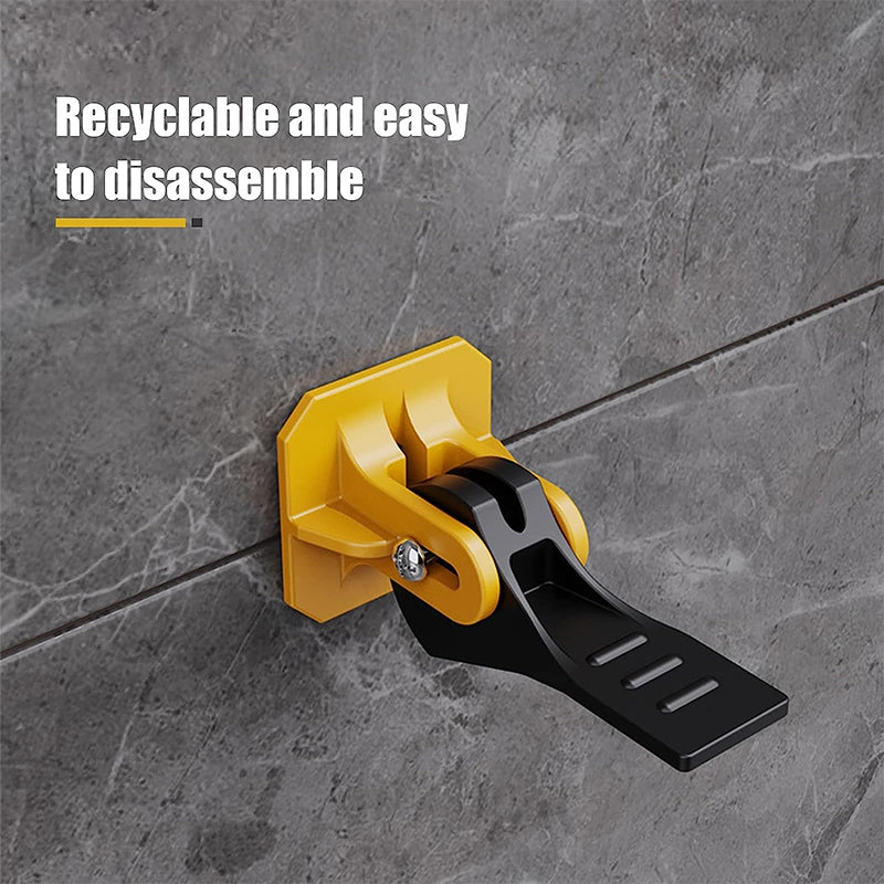 Tile Levelling Clips with Reusable Caps and Removal Key for 8-12mm Tiles