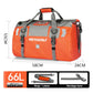 Roll Top Tail Bag with Reflective Strips and Convertible Carry Straps, 40L and 66L