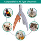 LED Dog Nail Clipper with Safety Guard and Non-Slip Handles
