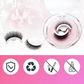Self-Adhesive Eyelashes with Reusable Synthetic Fibers and Replacement Strips