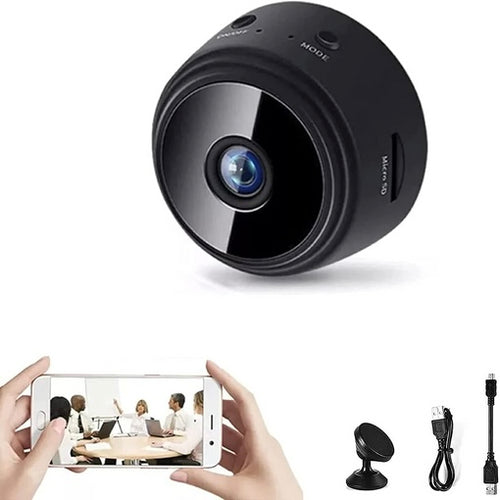 1080p Magnetic WiFi Mini Camera with Night Vision and Wide Angle