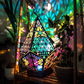 Bohemian Projection Lamp, Colorful Wooden USB Night Light