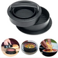 Manual Burger Patty Press with Removable Mold and Consistent Thickness Control
