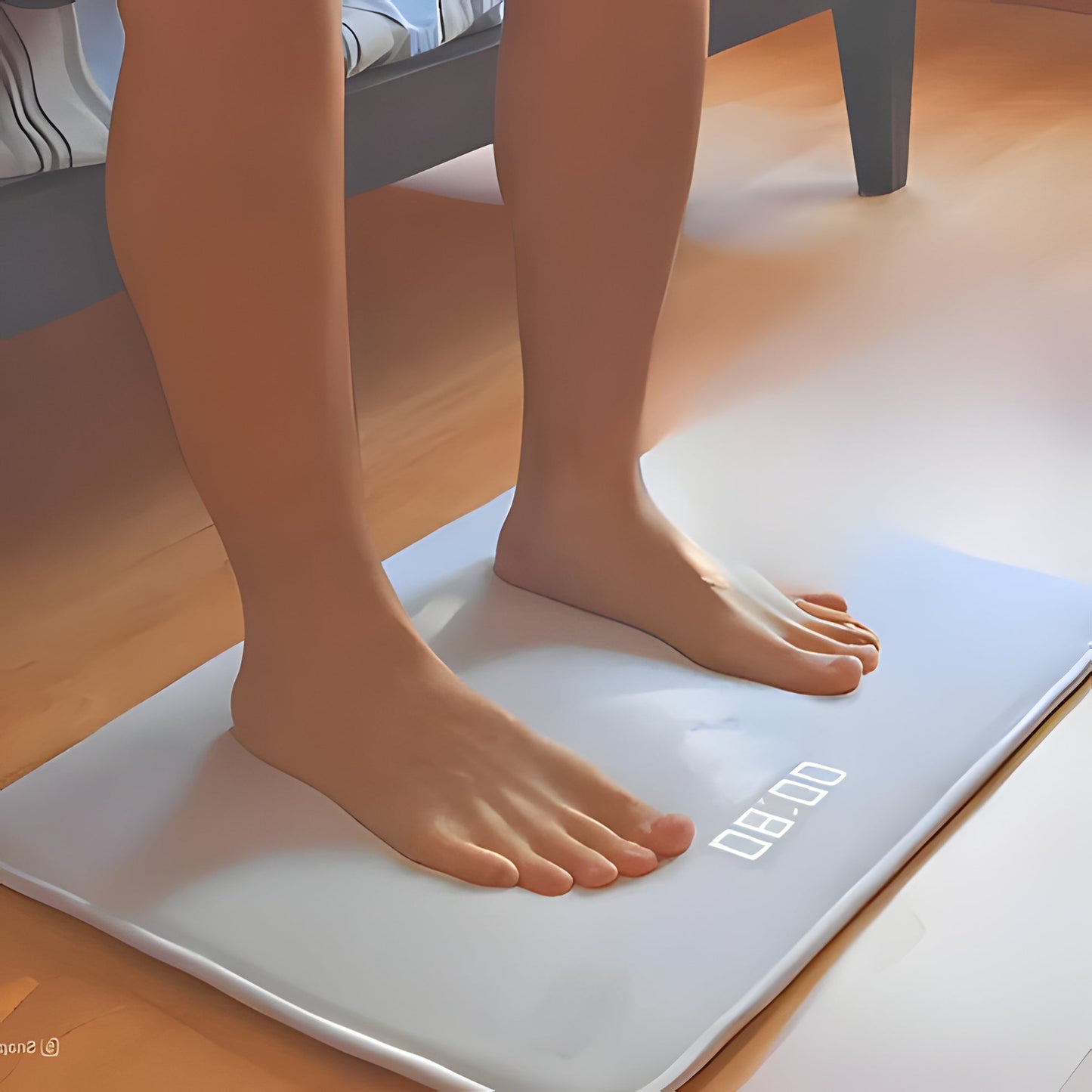 Pressure Sensitive Alarm Mat with Time Display and Custom Audio Upload