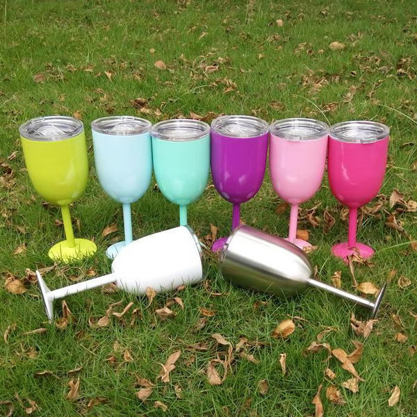 Insulated Wine Cups, Double Wall Stainless Steel