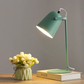 Table Lamp with Macaron Pastel Finish and Iron Bucket Shape, Plug-in E26 Base