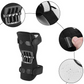 Spring Loaded Knee Pads with Dual Compression System and Adjustable Straps