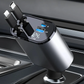 Car Charger with Dual Retractable Cables and Four Charging Ports