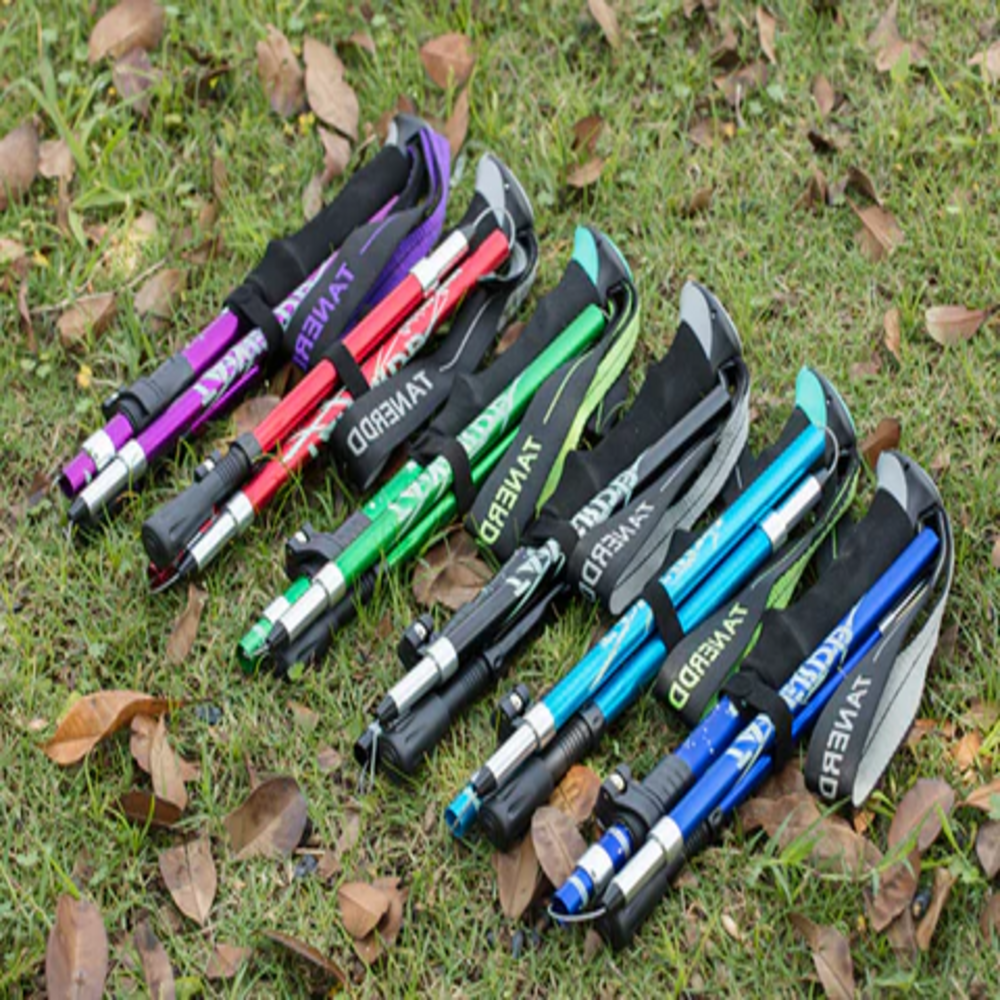 Adjustable Trekking Poles, Foldable Telescopic Hiking Pole