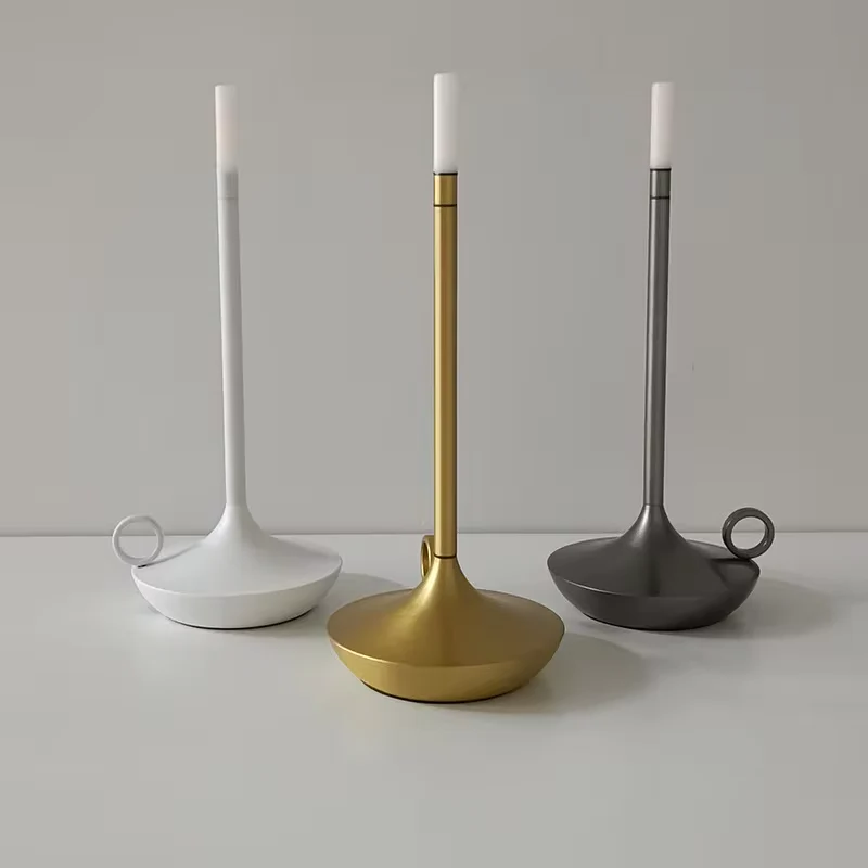Touch Control LED Table Lamp with 12-Hour Battery and Warm White Light