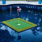 Golf Chipping Mat with Floating Foam Balls and Flag, 2x3 Feet