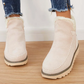 Insulated Ankle Boots with Elastic Laces and Textured Grip Sole