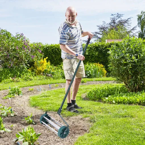 sjbackyard Heavy Duty Manual Lawn Spike Soil Aerator