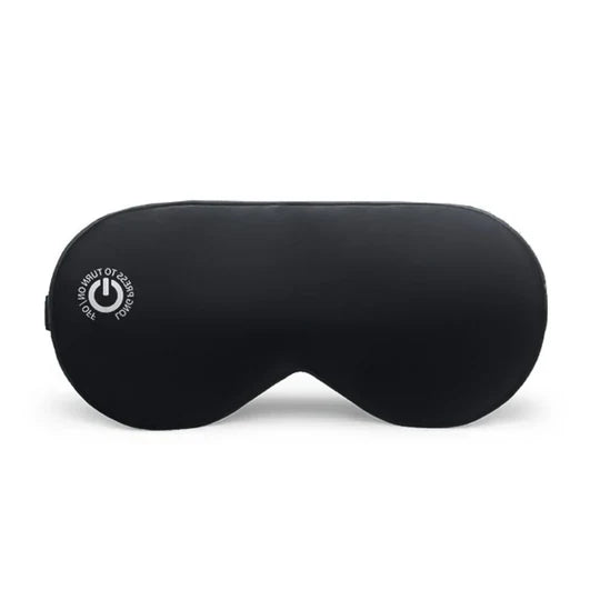 Rechargeable Heated Eye Mask with 3 Heat Modes and Removable Silk Cover