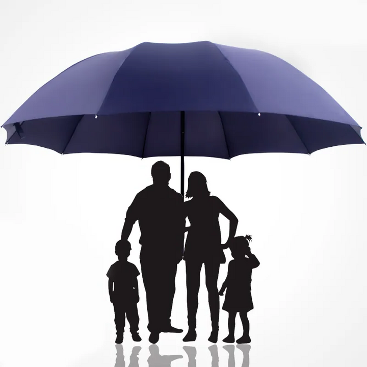 Super Large Folding Umbrella, Windproof, Folding Design for Rain and Sun