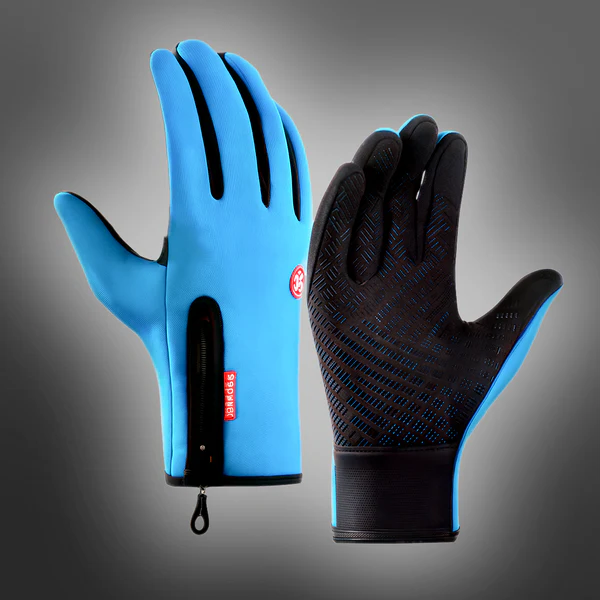 Insulated Winter Gloves with Waterproof Membrane and Touchscreen Tips, Anti-Slip Palm