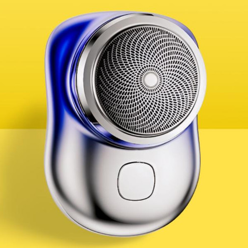 Electric Shaver for Men with 6 Stainless Steel Blades and Wet or Dry Use, USB Charging