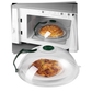 Vented Microwave Food Cover with Steam Vent and Splash Guard for 10.3in Plates
