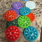 Spinning Math Facts Practice Toy with Four Operations