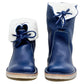 Winter Boots with Wool Lining and Rubber Sole, Adjustable Collar