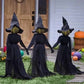 Lighted Halloween Witch Stake for Outdoor Halloween Decorations
