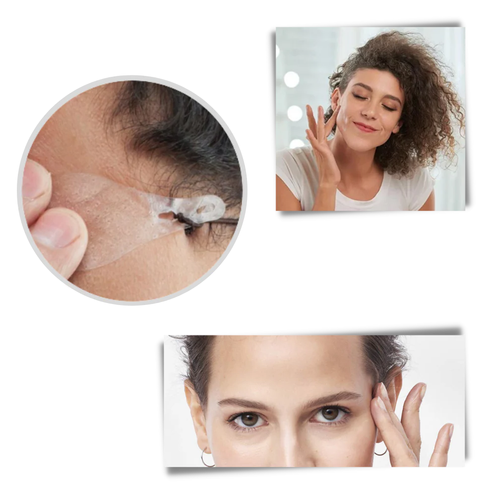 Facial Lift Tape with Medical-Grade Adhesive and Reusable Design, 40 Pieces