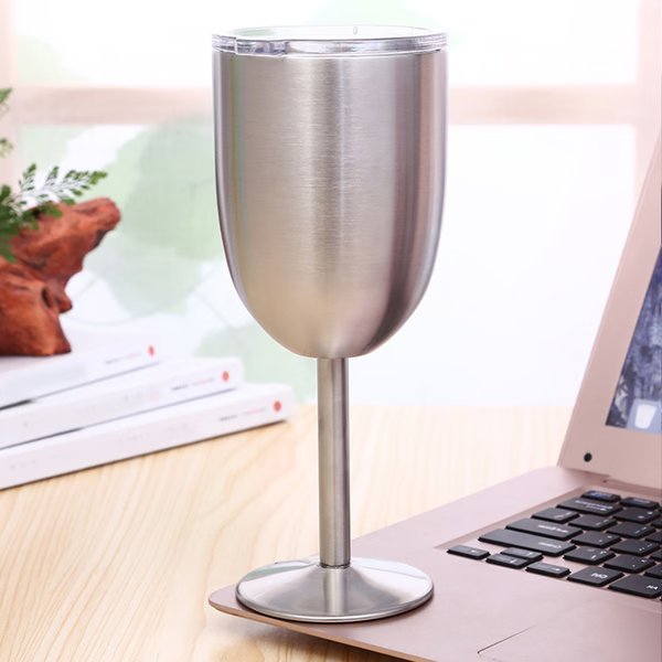 Insulated Wine Cups, Double Wall Stainless Steel