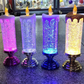 Color Changing LED Liquid Candle with Spinning Glitter and Flame Effect, USB or Battery