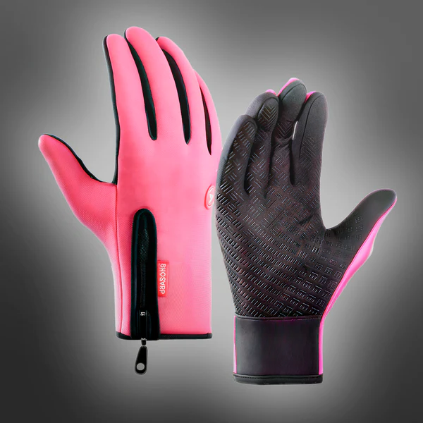 Insulated Winter Gloves with Waterproof Membrane and Touchscreen Tips, Anti-Slip Palm